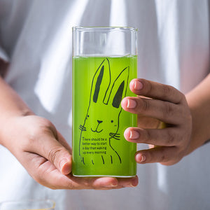 400ml Creative Glass Printed mugs