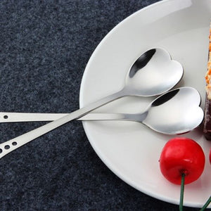 Heart Shape Stainless Steel Coffee Spoon